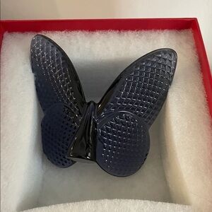 Elegant Blue Baccaret Butterfly Decor